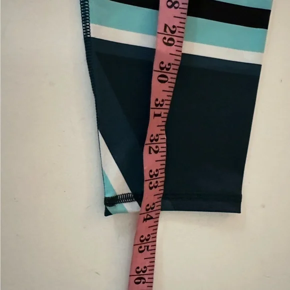 Sweaty Betty Lot Of 2;Blue & Teal Zero Gravity Bum Sculpturing 7/8Leggings NWT M